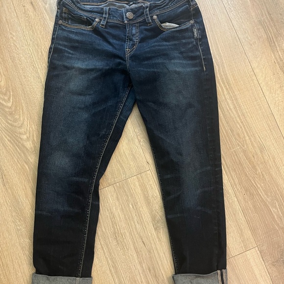 Silver Suki Capri Jeans 29x31 - Picture 2 of 6